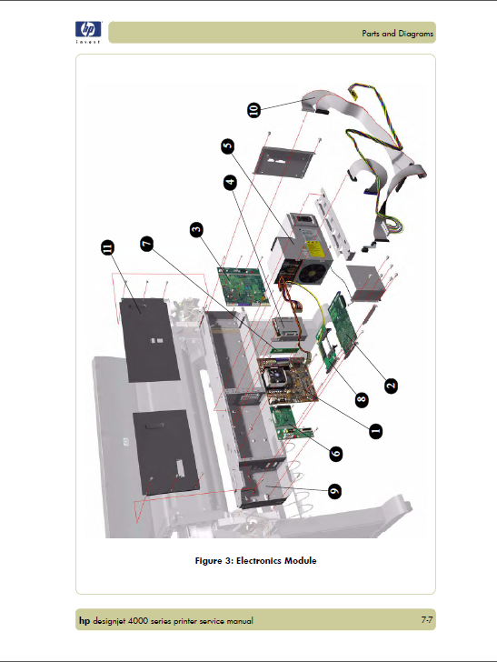 HP Designjet 4000 Service Manual-5